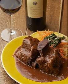 Red wine braised short ribs