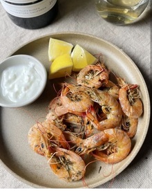 Herb Salt Crusted Shrimp